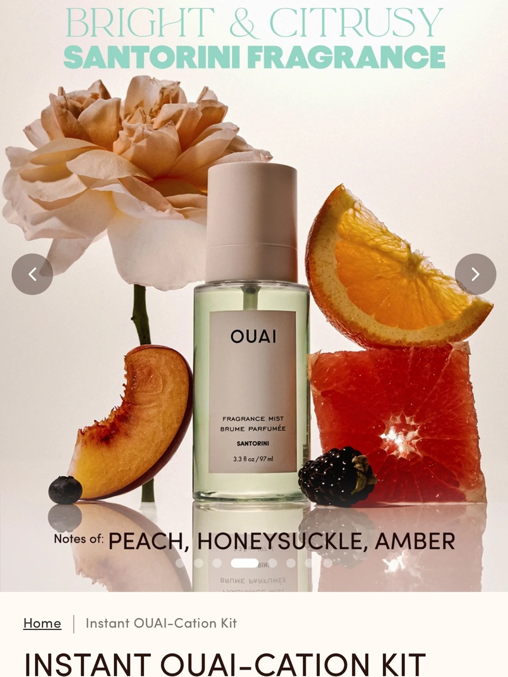 OUAI Instant OUAI-Cation Kit — green, peach, cream, pink - Picture 2 of 5